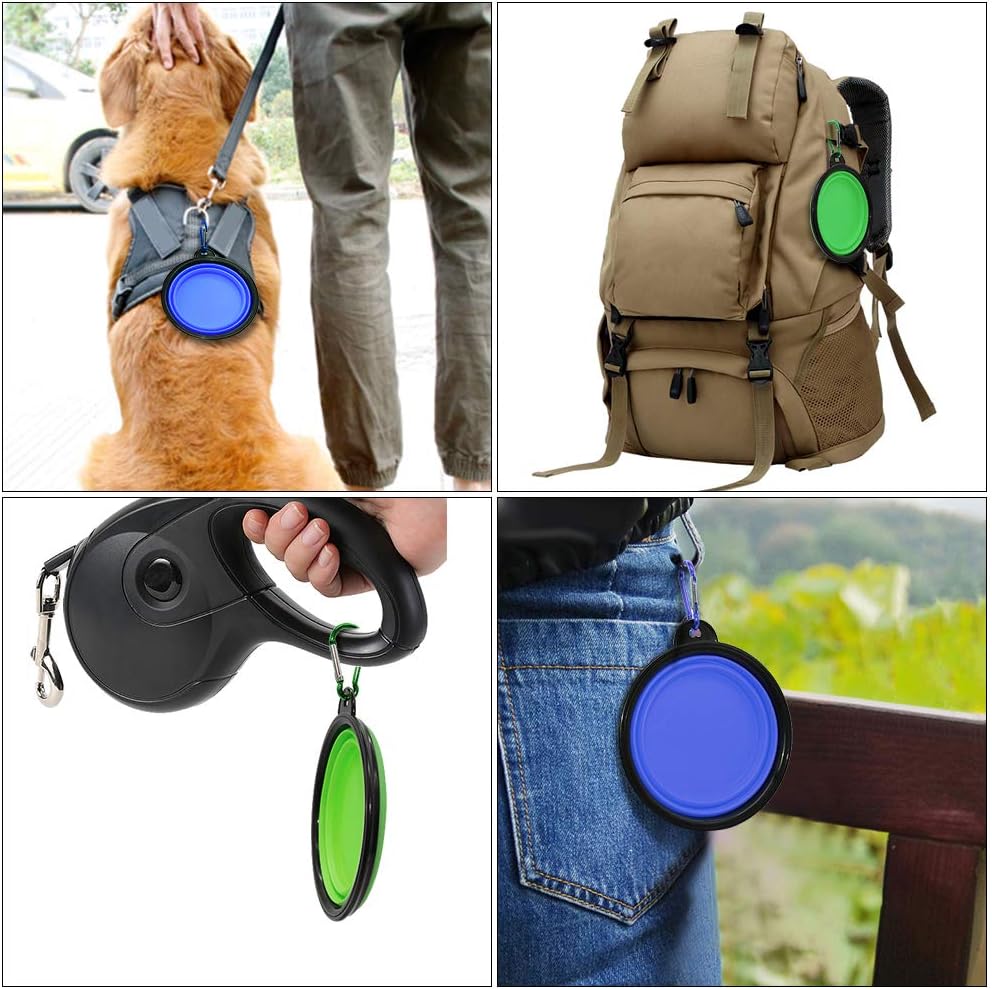 Foldable Travel Pet Bowls (2-Pack)
